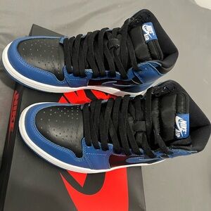 Nike High Top Sneakers - Black and Blue